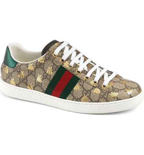 gucci sneakers women ace|Gucci bee sneakers women's.